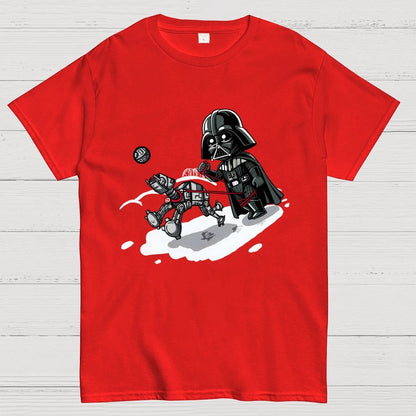 Even the strongest villain needs to walk his dog. Geek T-Shirt