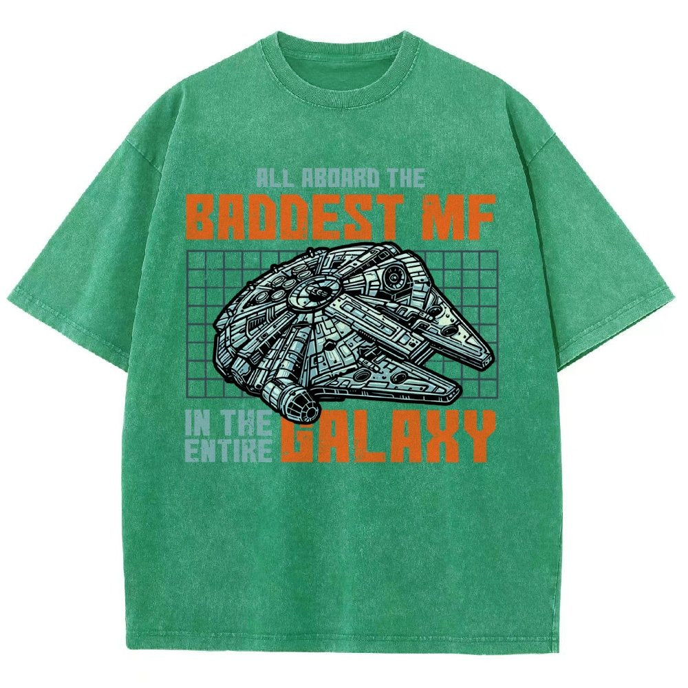 Baddest in the galaxy Vintage Distressed T-shirt