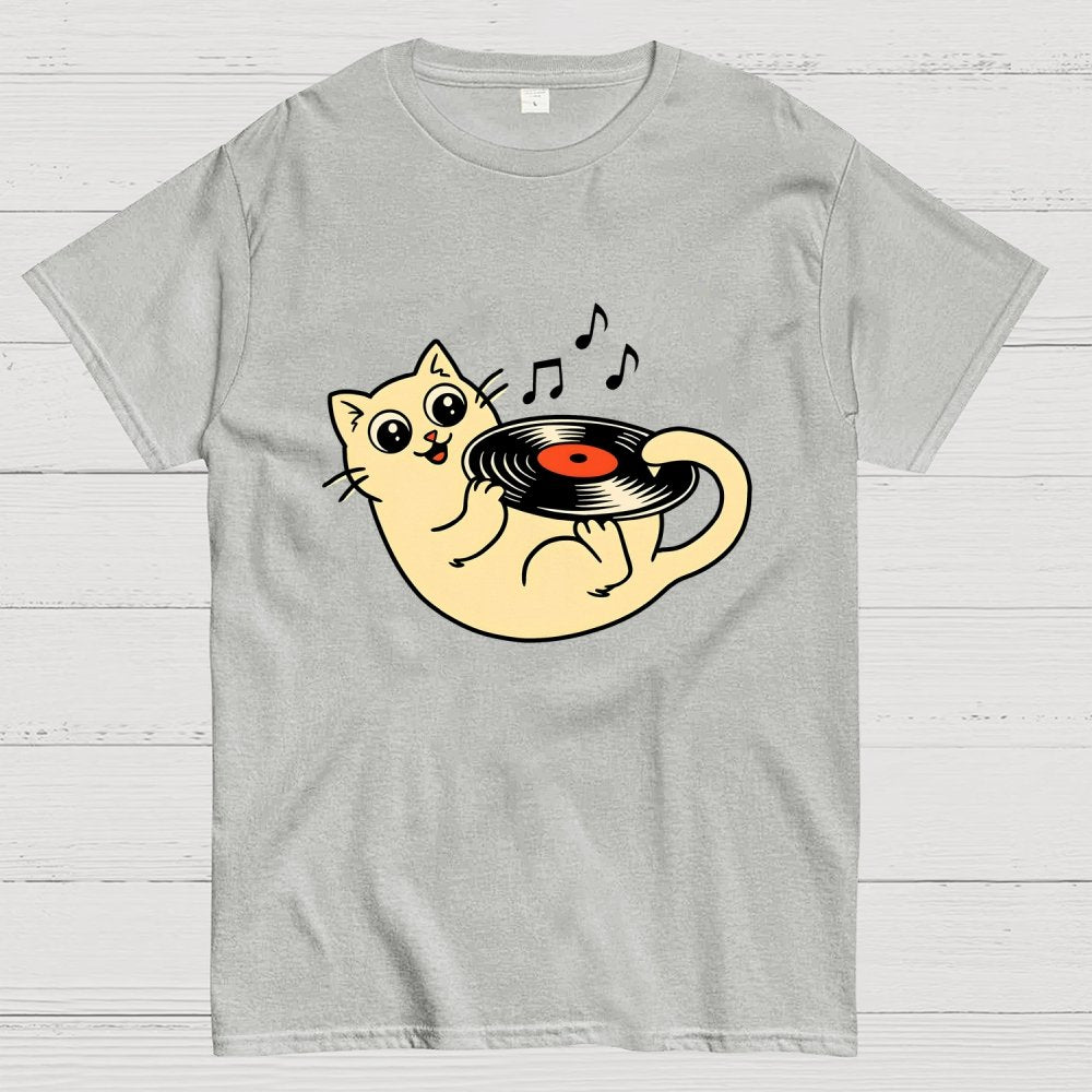 Turntable Cat Geek T-Shirt