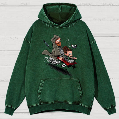 Ben And The Princess Vintage Distressed Hoodie