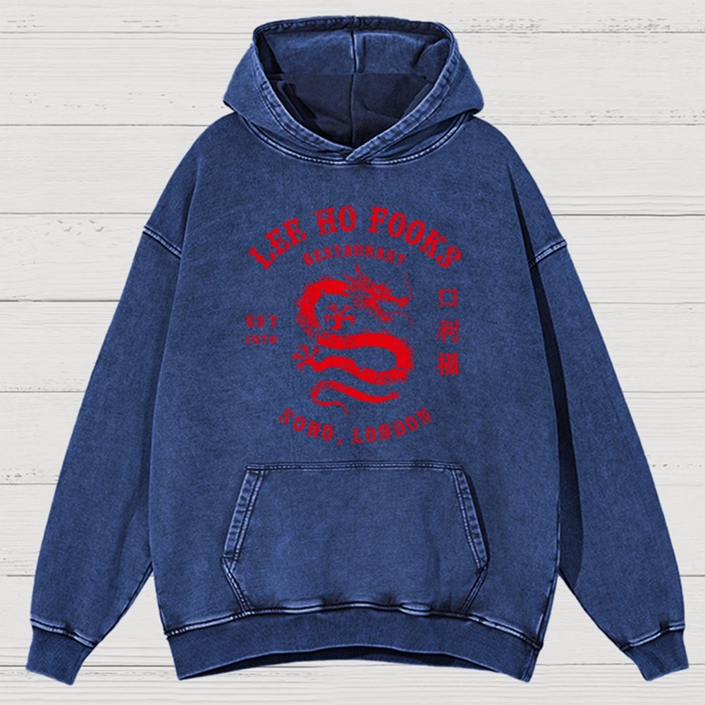 Lee Ho Fook Vintage Distressed Hoodie