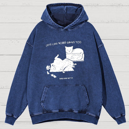 Board Game Fact #9 Vintage Distressed Hoodie