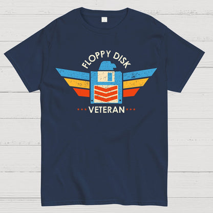 Floppy Disk Veteran Geek T-Shirt
