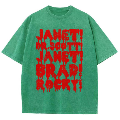 Jana! Dr. Smith! Jana! Ben! Vintage Distressed T-shirt