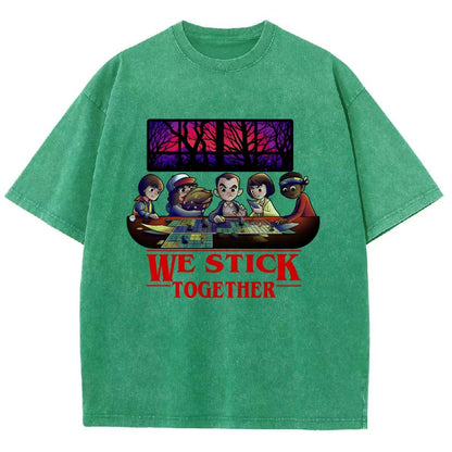 We Stick Together Vintage Distressed T-shirt