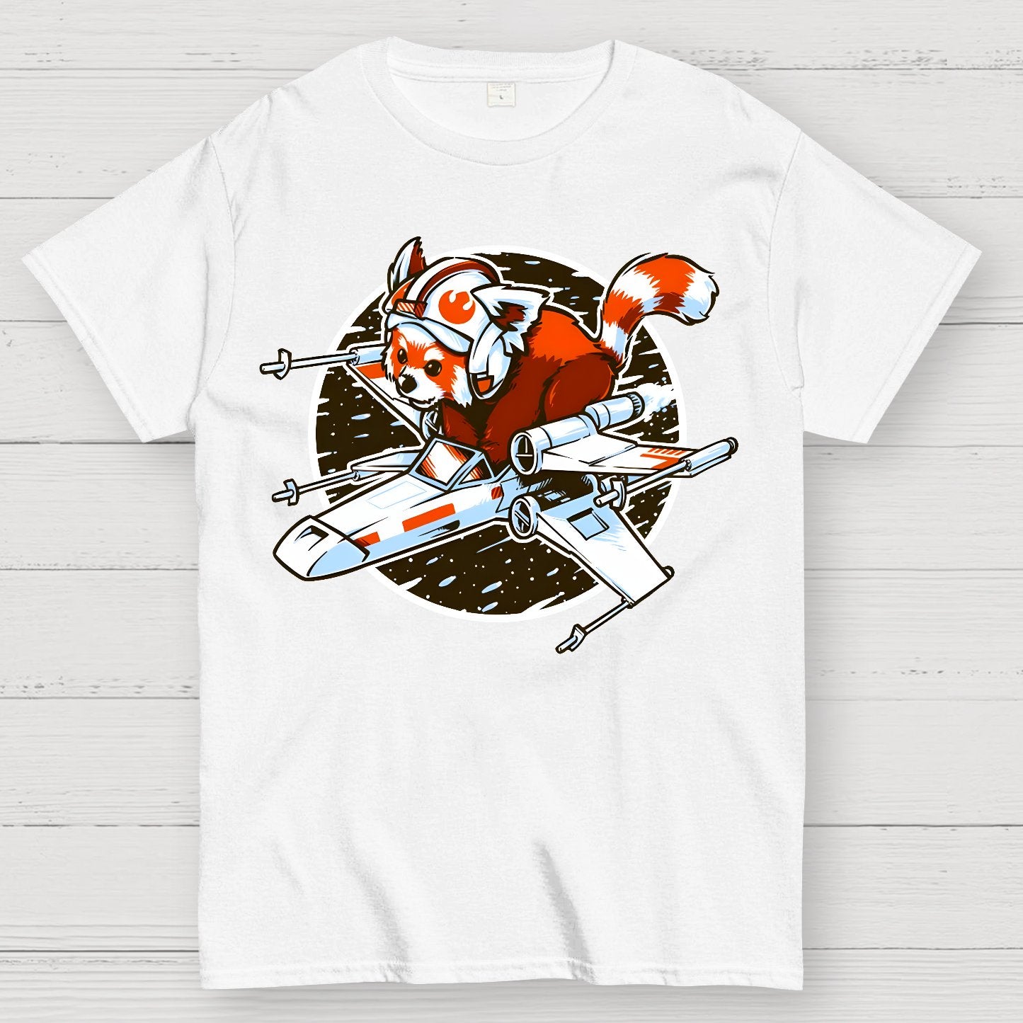 Red panda, Standing By Geek T-Shirt