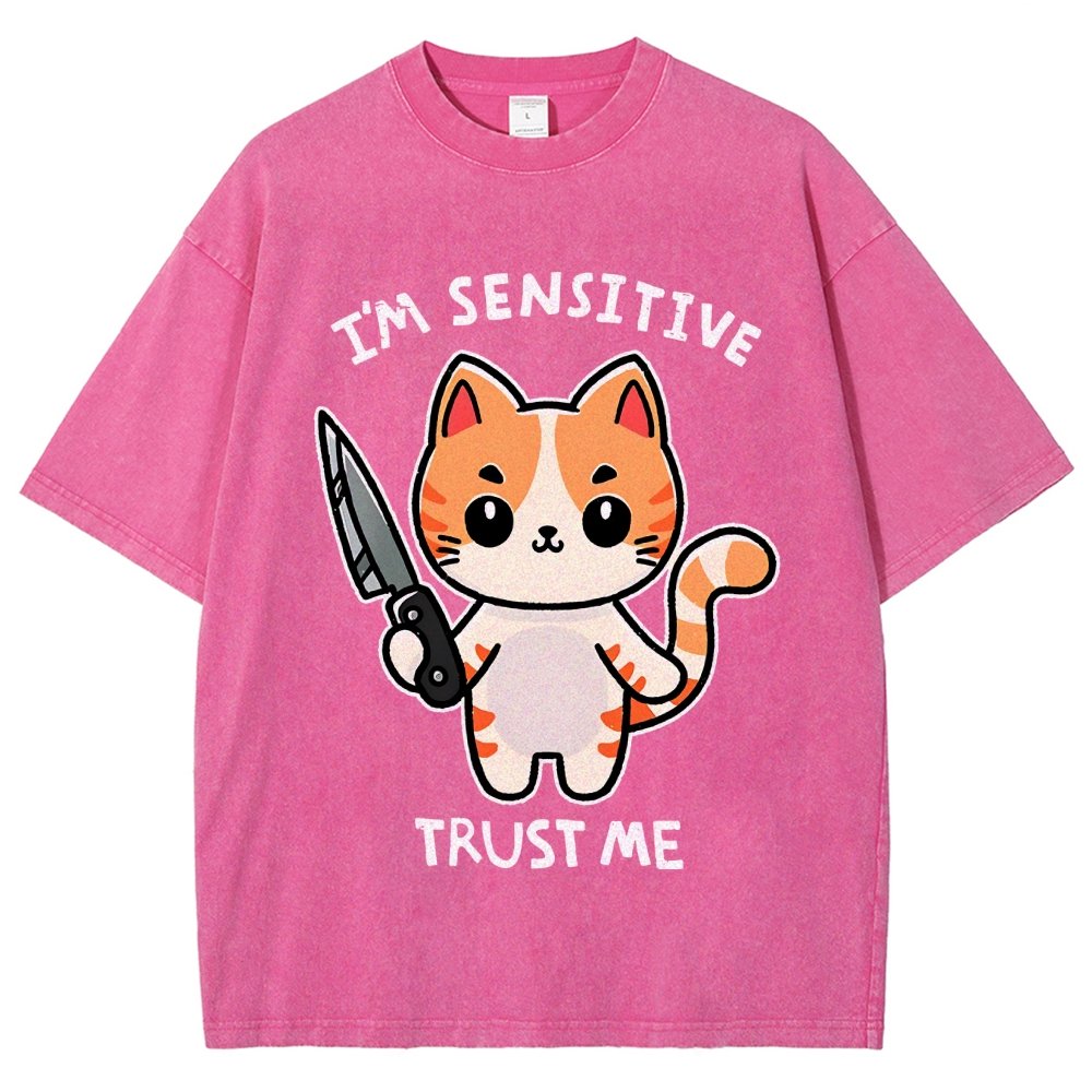 I'm Sensitive Vintage Distressed T-shirt