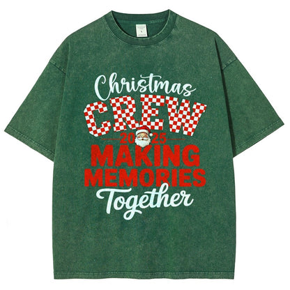 Retro Family Christmas Vintage Distressed T-shirt
