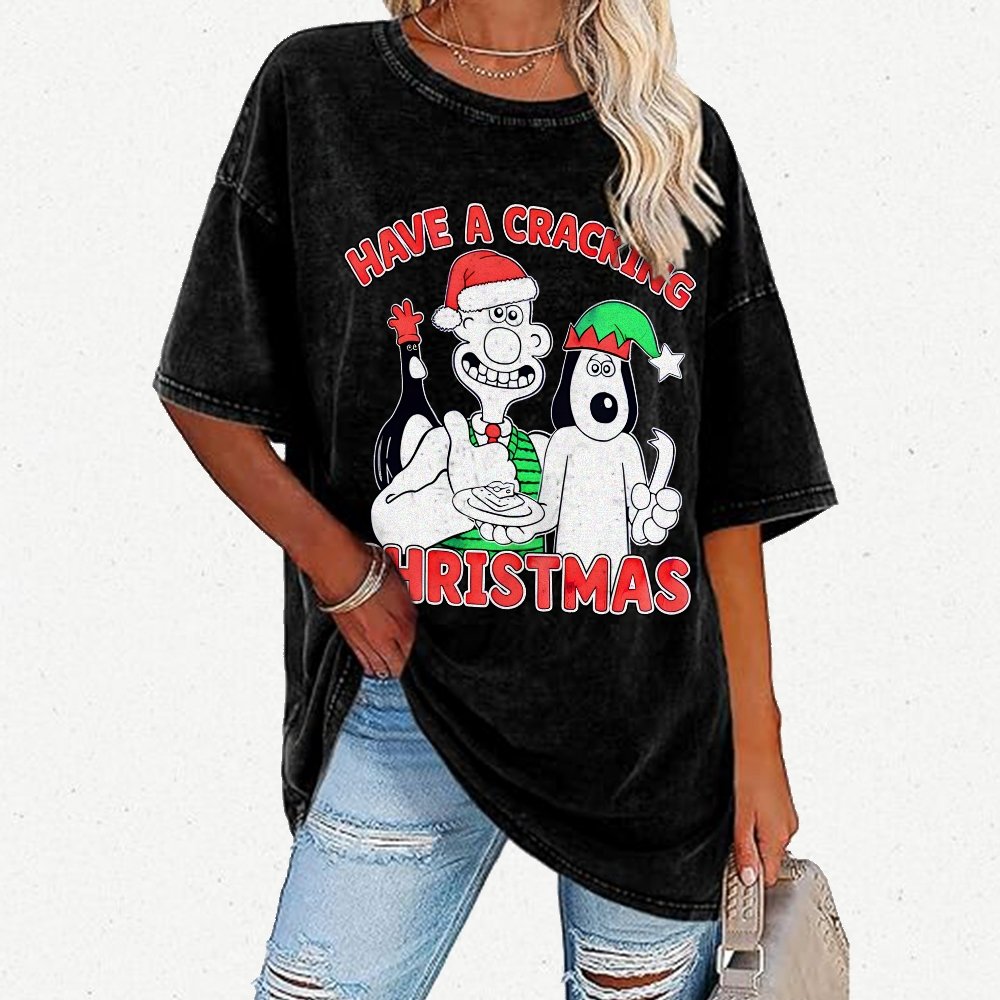 Have a Cracking Christmas Vintage Distressed T-shirt