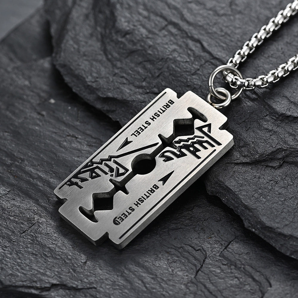 Blade Stainless Steel Necklace | Slash the Boundaries of Mediocrity with Sharp Edges