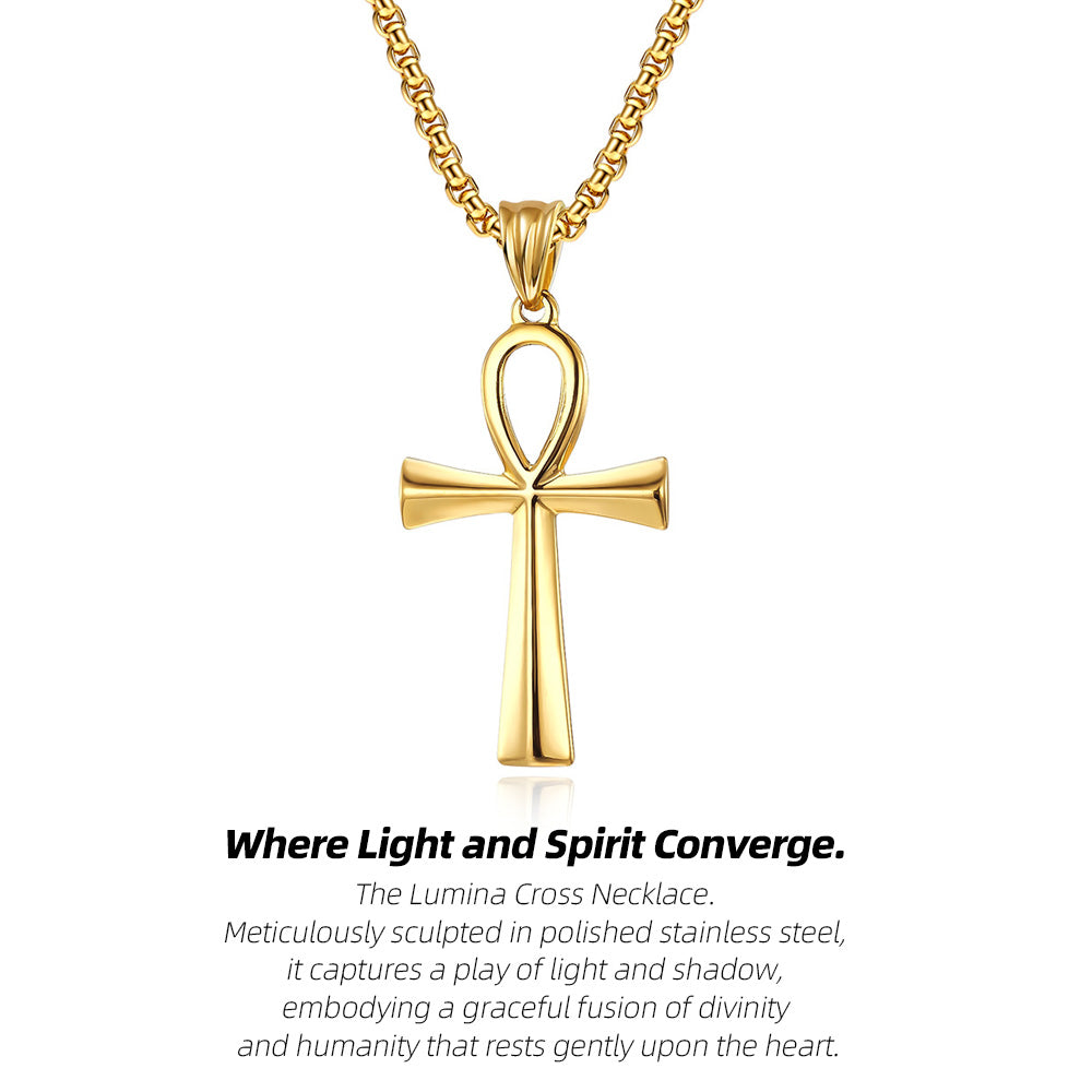 Stainless Steel Cross Necklace | Find Your Center. Embrace Your Faith.