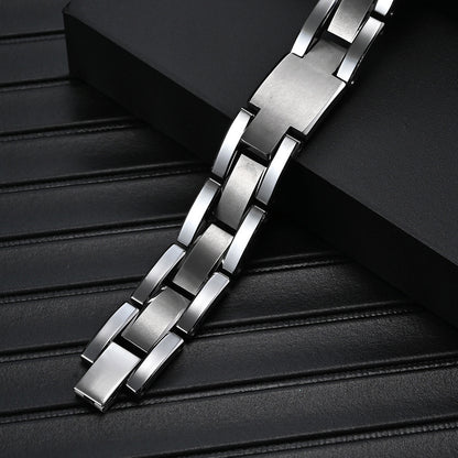 Tungsten Steel Watch - Strap Bracelet | Less is More, Answer to “Hardcore Minimalism”