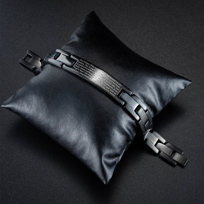 Stainless Steel Prayer Faith Bracelet – your faith, unbreakable