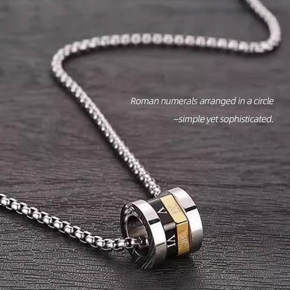 Roman Scale Stainless Steel Necklace: The Code to Your Trend Soul