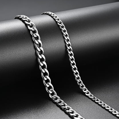 Stainless SteelCuban Chain: Simple Yet Profound, Reshaping the Symbol of Stylish Men