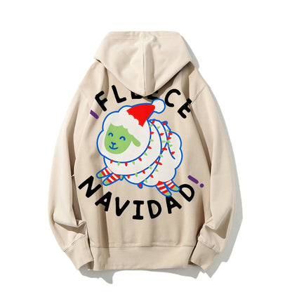 iFleece Navidad! Printed Back Cotton Hoodie