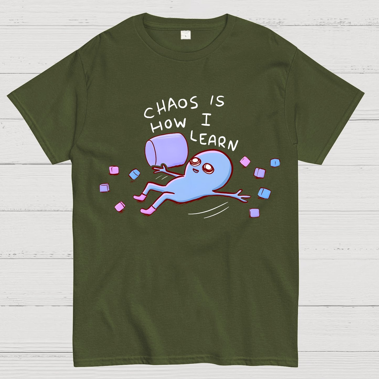 Strange Planet Chaos Is How I Learn Geek T-Shirt