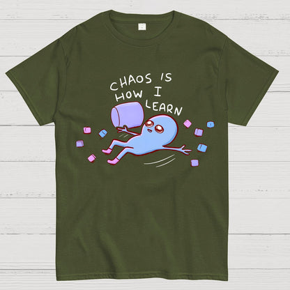 Strange Planet Chaos Is How I Learn Geek T-Shirt