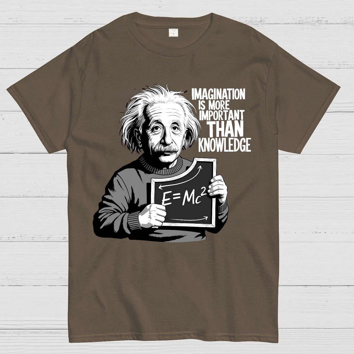 Imagination is more important than knowledge Geek T-Shirt