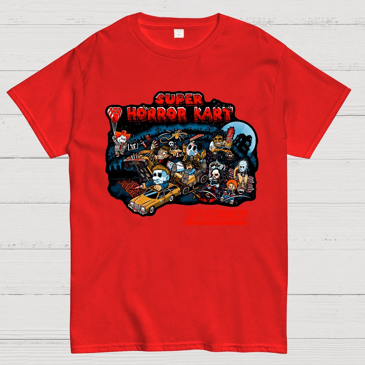 Super Horror Kart Geek T-Shirt