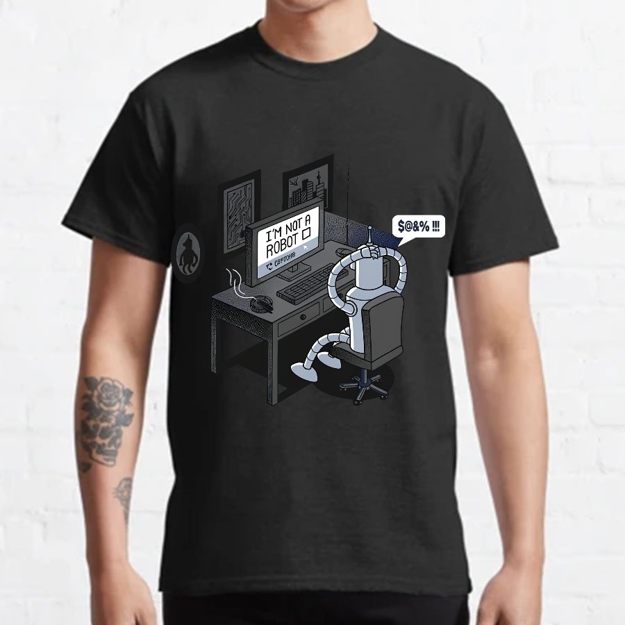 Robot Problems Nerdy T-Shirt