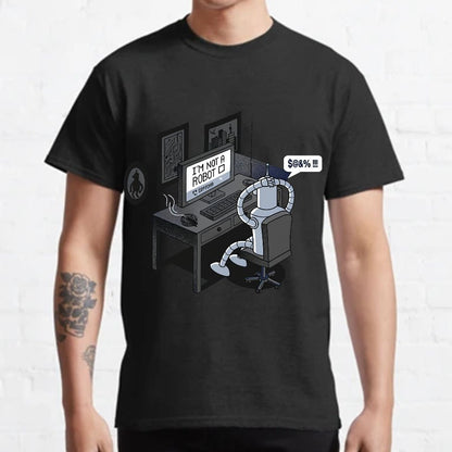 Robot Problems Nerdy T-Shirt