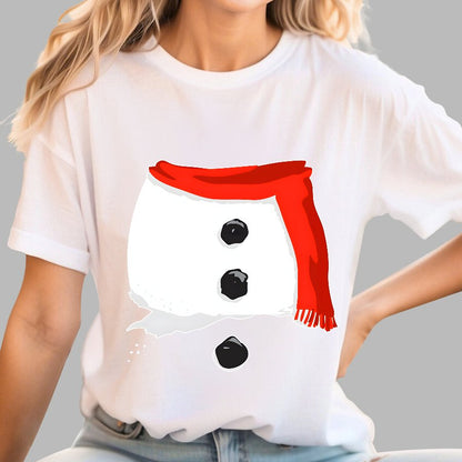 Snowman Christmas Geek T-Shirt