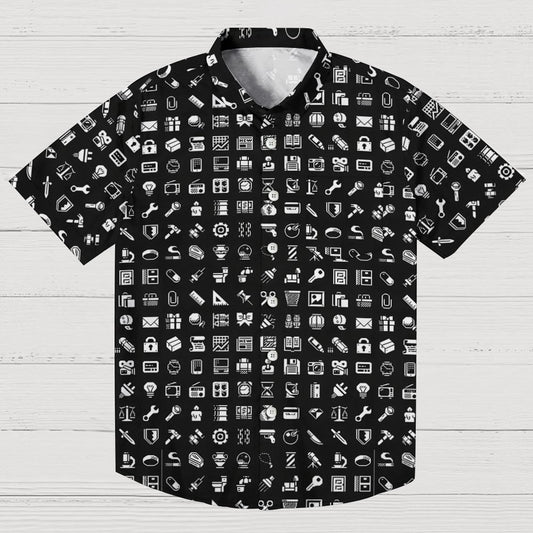 Interesting Retro Icons Geeky Shirt