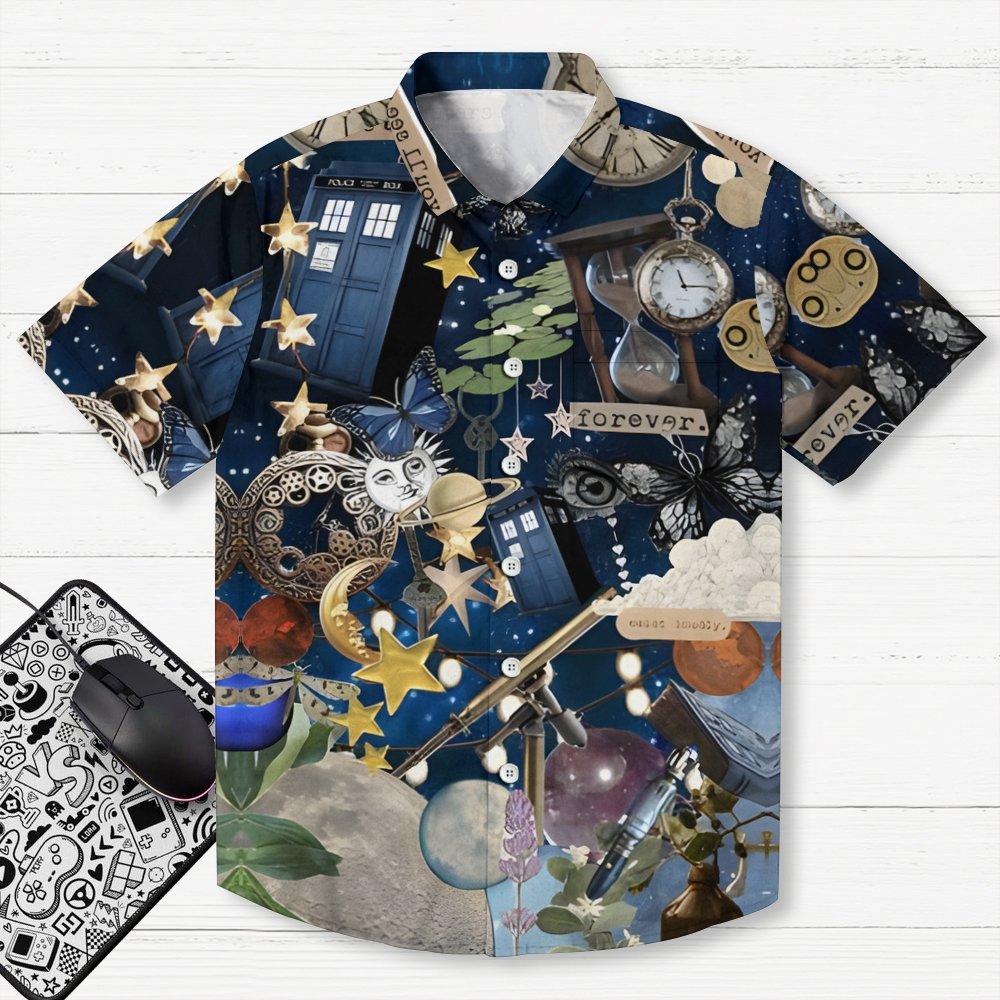 Time And Relative Dimension In Space Geek Hawaiian Shirt
