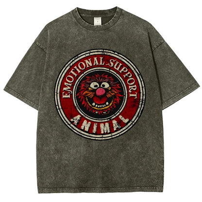 Emotional Support Animals Vintage Distressed T-shirt
