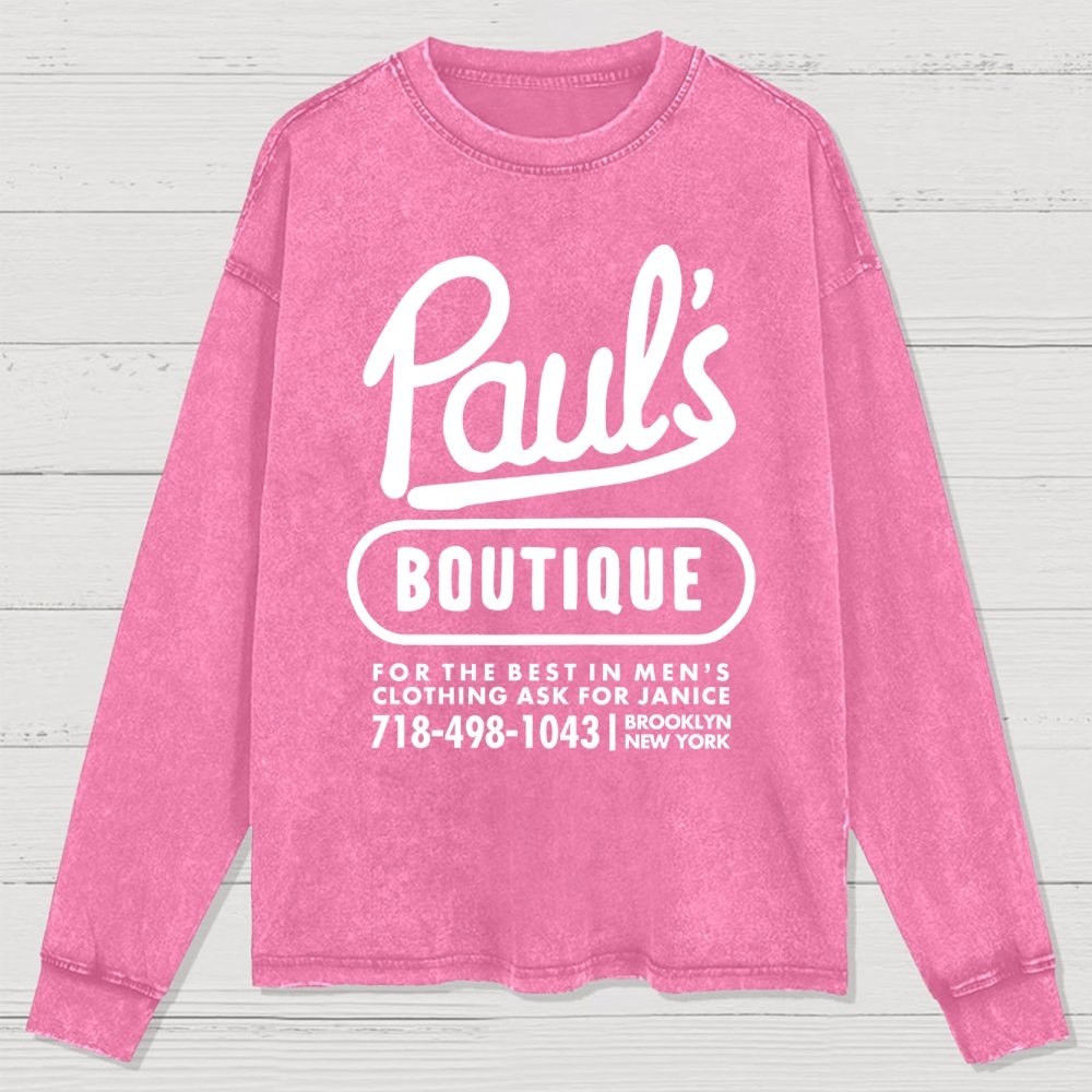 Paul's Boutique Washed Long Sleeve Tee