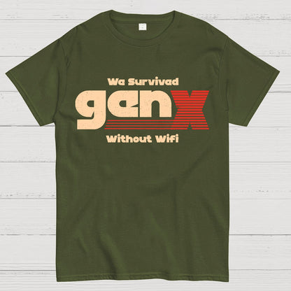 We Survived Without Wifi Geek T-Shirt