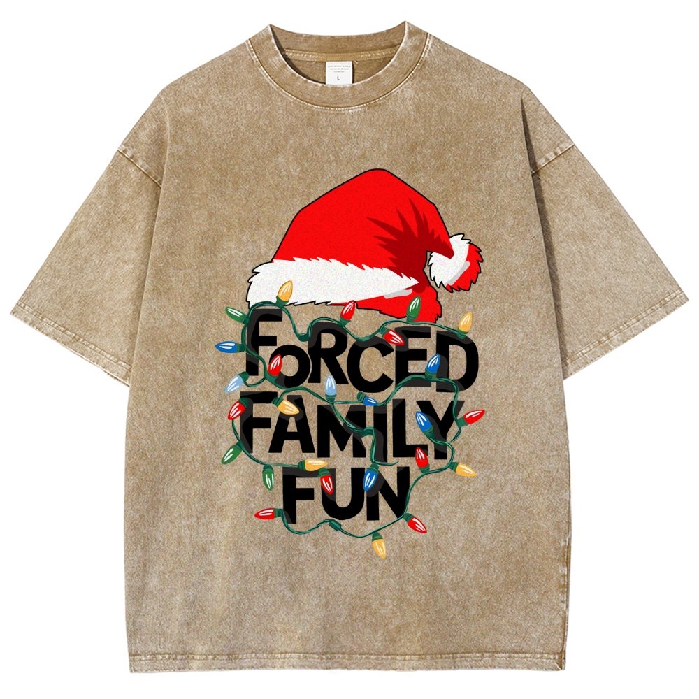 Forced Family Fun Vintage Distressed T-shirt