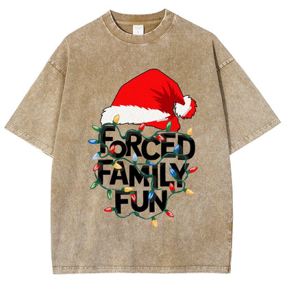 Forced Family Fun Vintage Distressed T-shirt