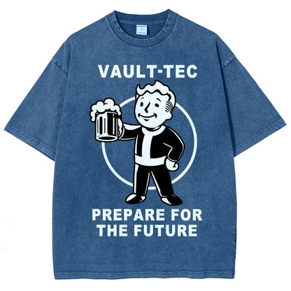 prepare for the future Vintage Distressed T-shirt