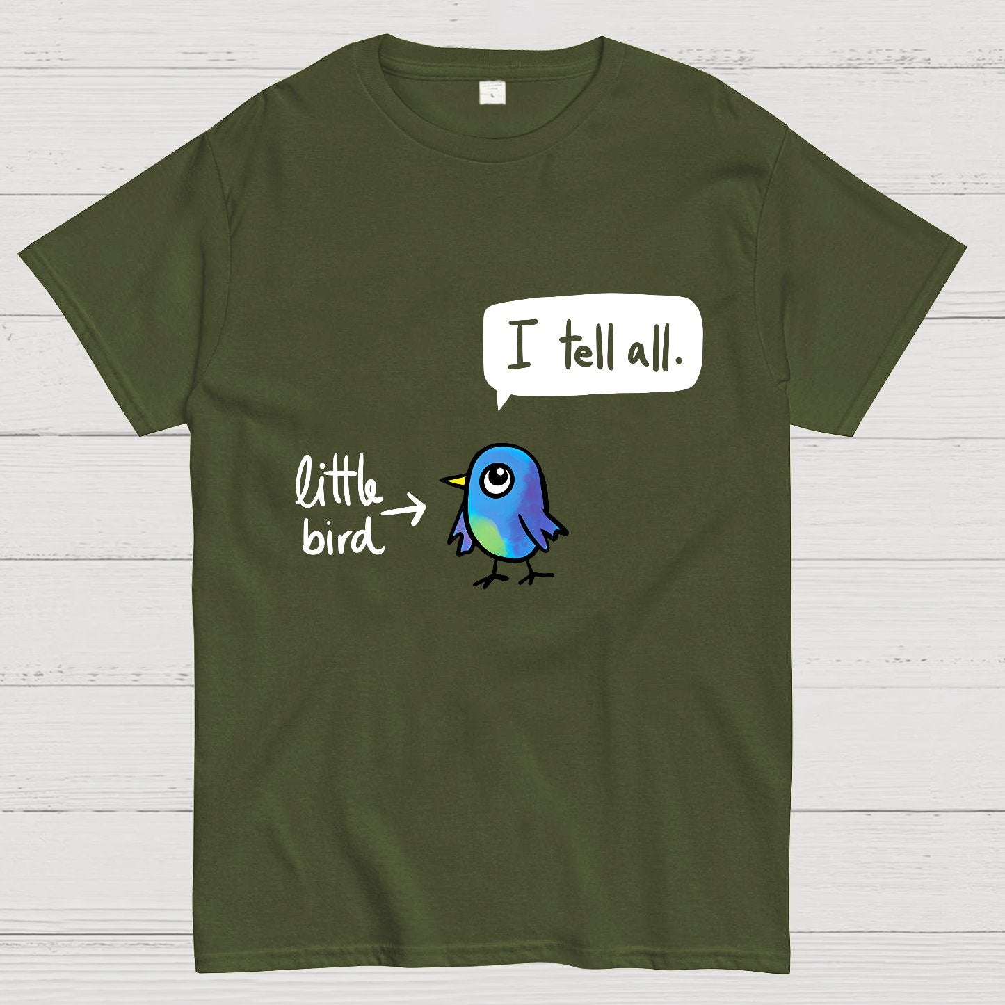 The Bird Said It All Geek T-Shirt