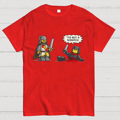Tis But a Scratch  Fantasy Warrior Parody  Dark Humor Geek T-Shirt