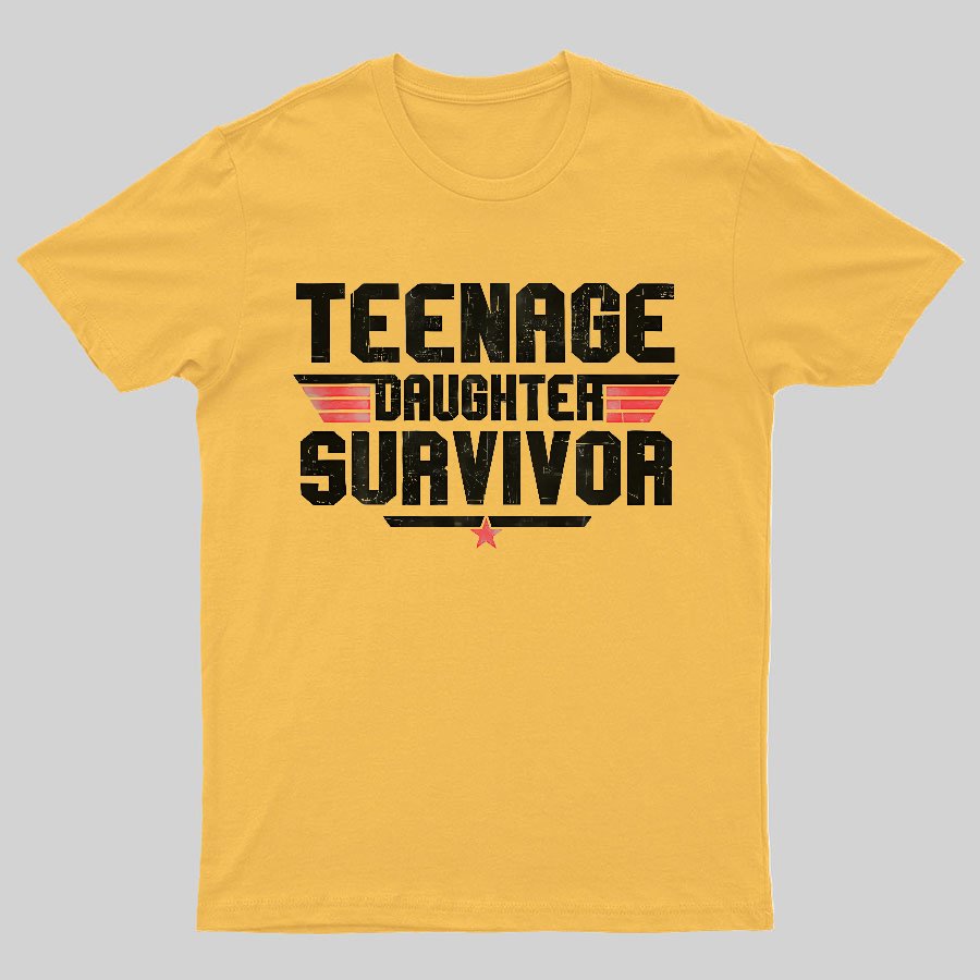 Teenage Daughter Survivor Vintage Geeky T-Shirt