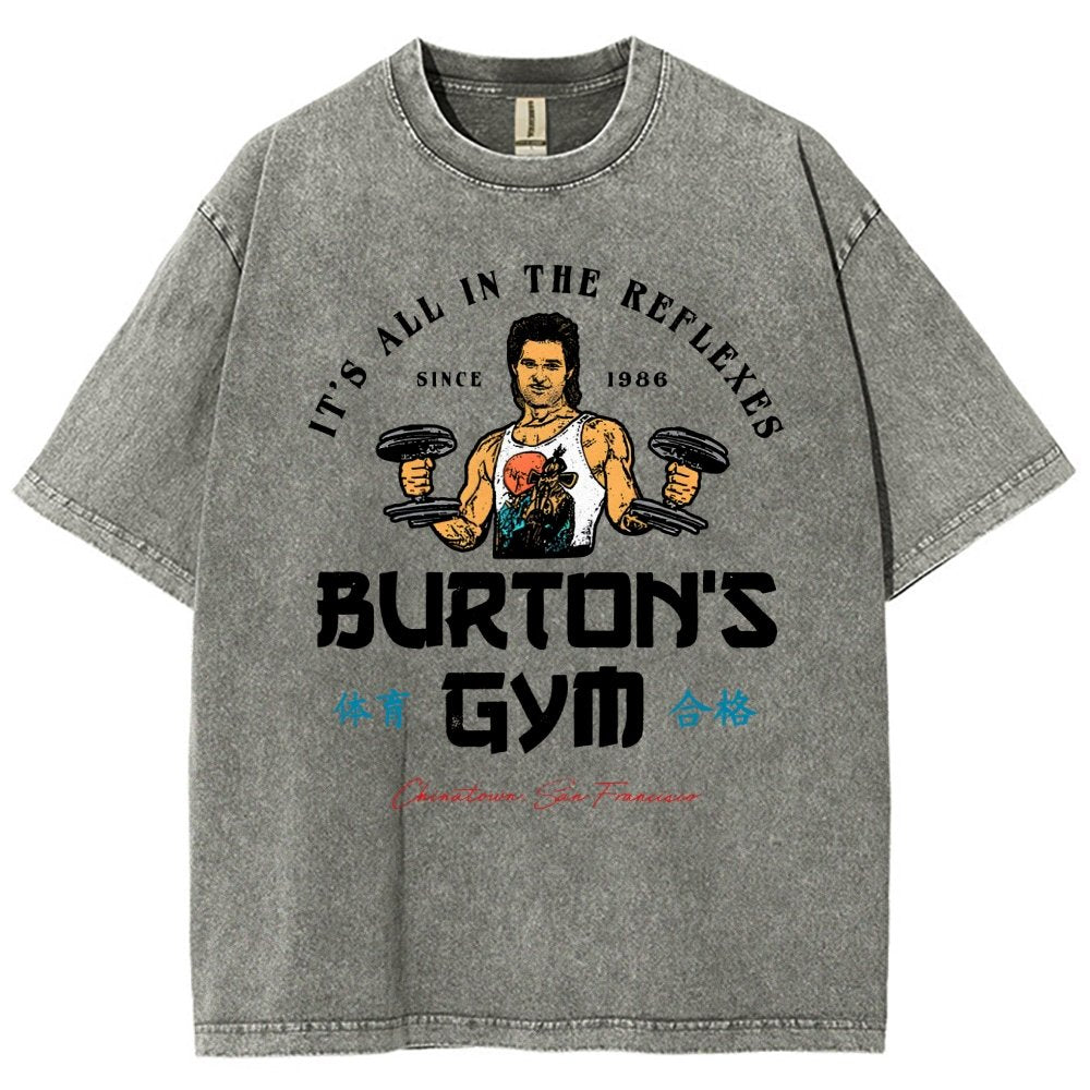 Burton's Gym Vintage Distressed T-shirt