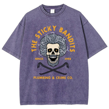 The Sticky Bandits Vintage Distressed T-shirt