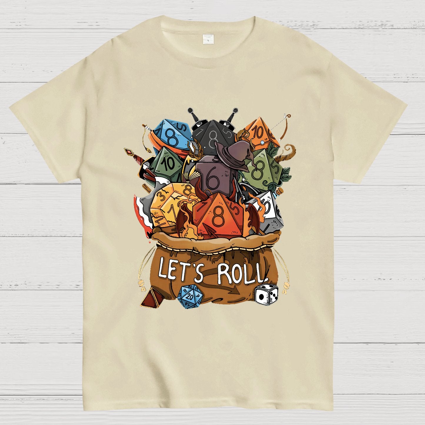 Let's Roll Nerdy T-Shirt