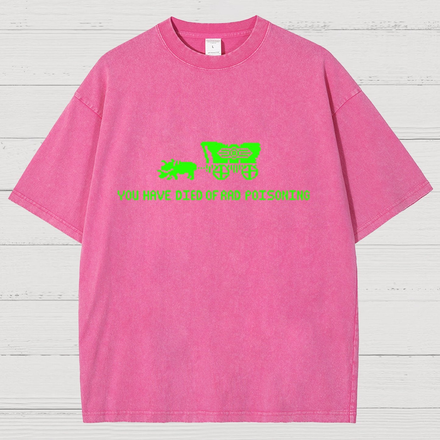 Oregon You Have Died Of Rad Poisoning Vintage Distressed T-shirt