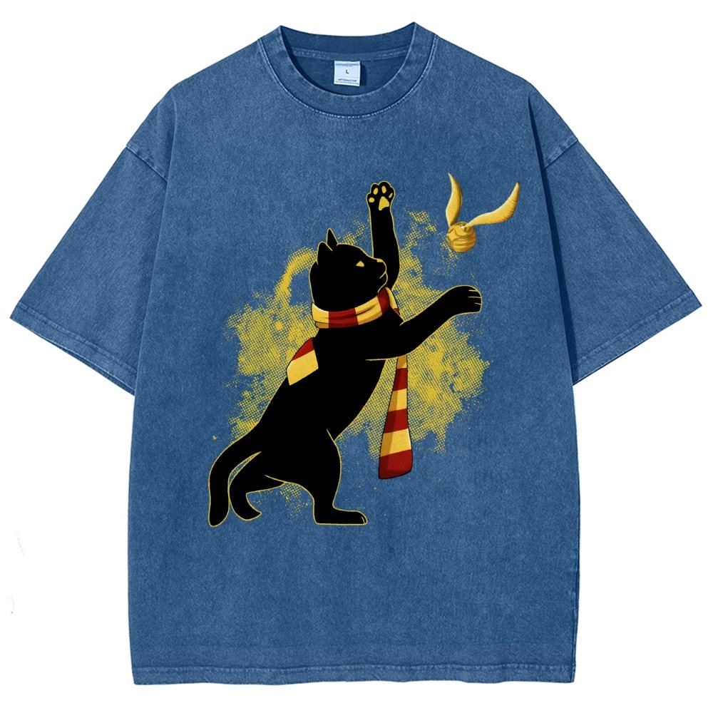 Harry Cat Vintage Distressed T-shirt