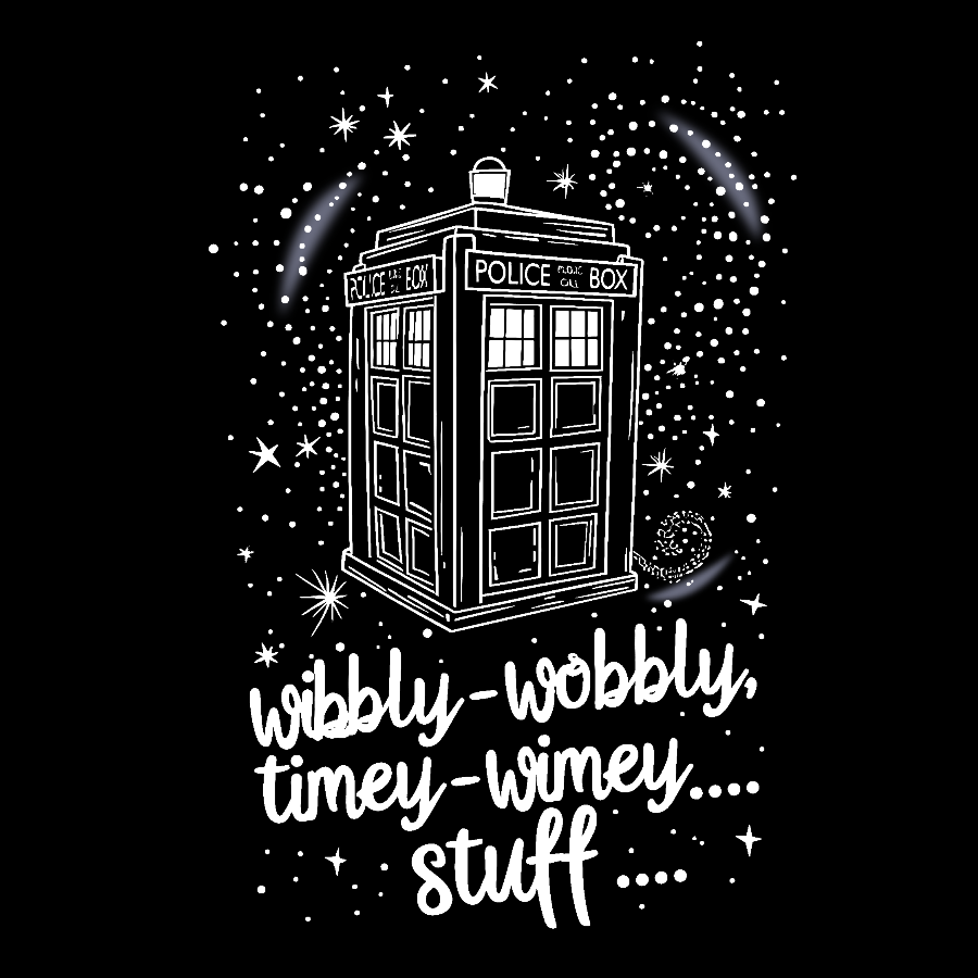 Wibbly wobbly, timey wimey Christmas Geek T-Shirt