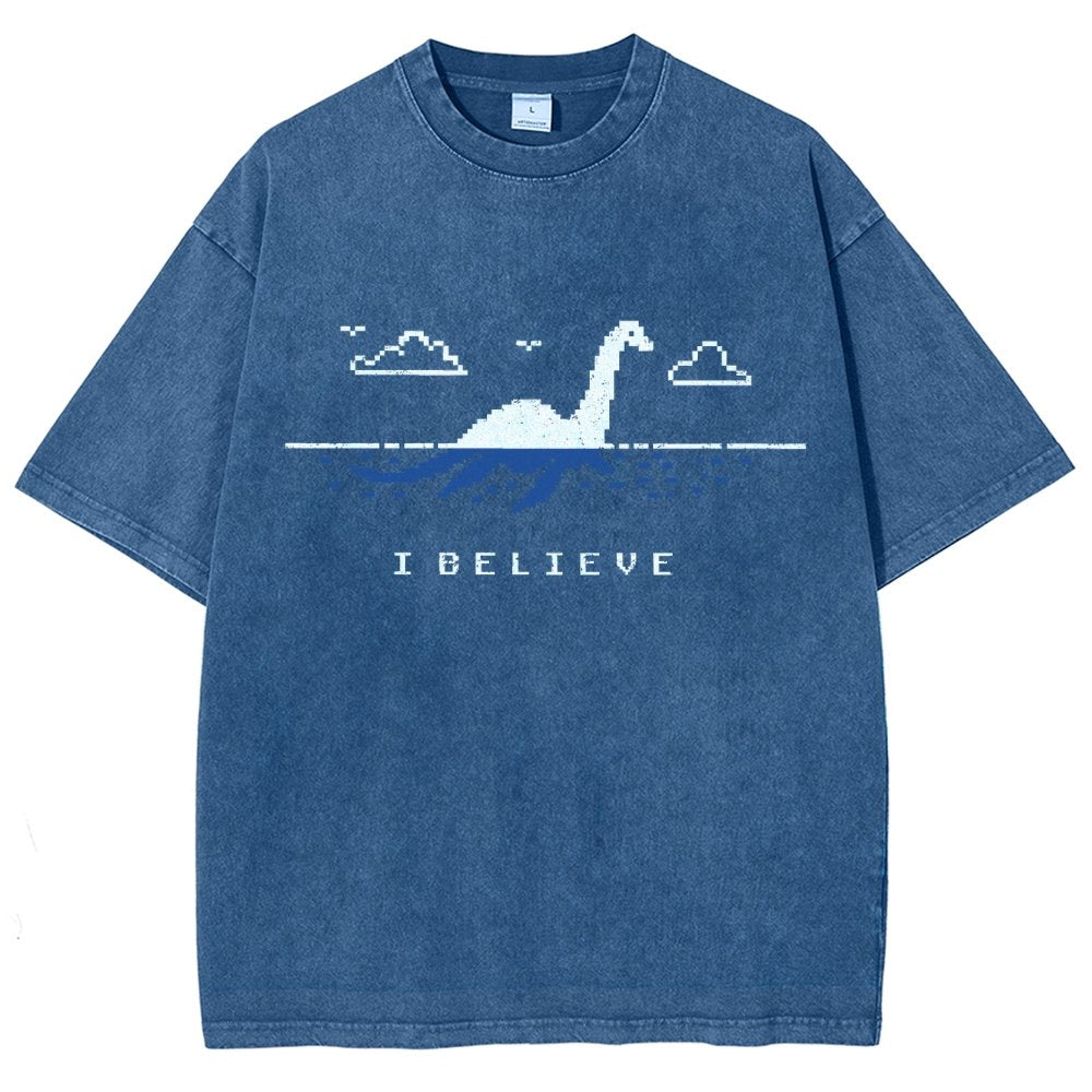 I Believe Vintage Distressed T-shirt