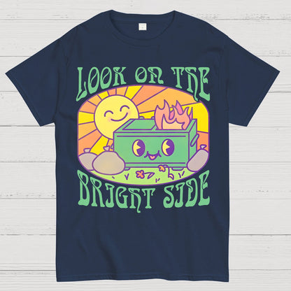 Optimistic Dumpster Fire Geek T-Shirt