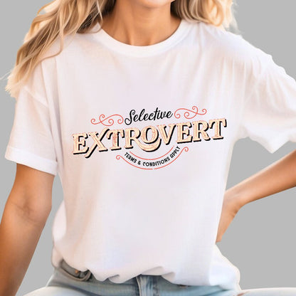 Selective Extrovert Geek T-Shirt