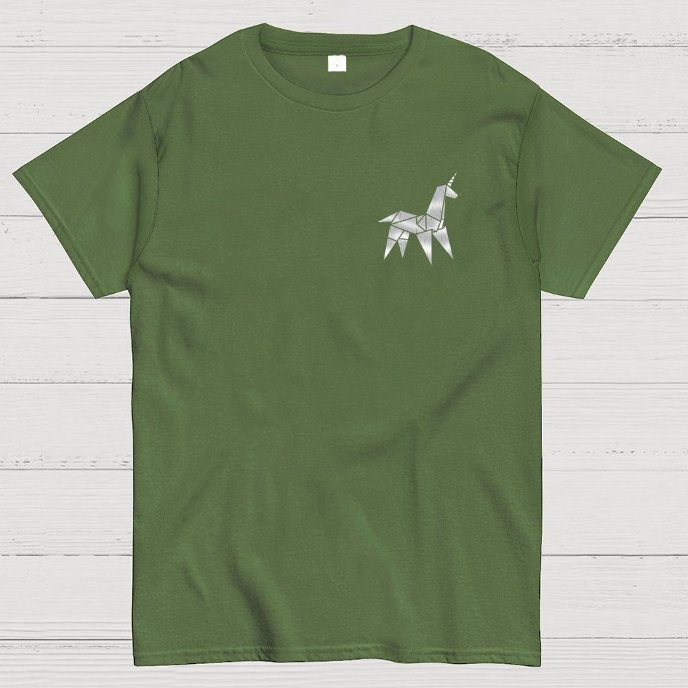 Unicorn It's Too Bad She Won't Live Front And Back Printing Geek T-Shirt