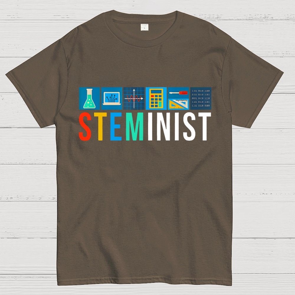 Steminist Science Technology Engineering Math STEM Unisex Geek T-Shirt