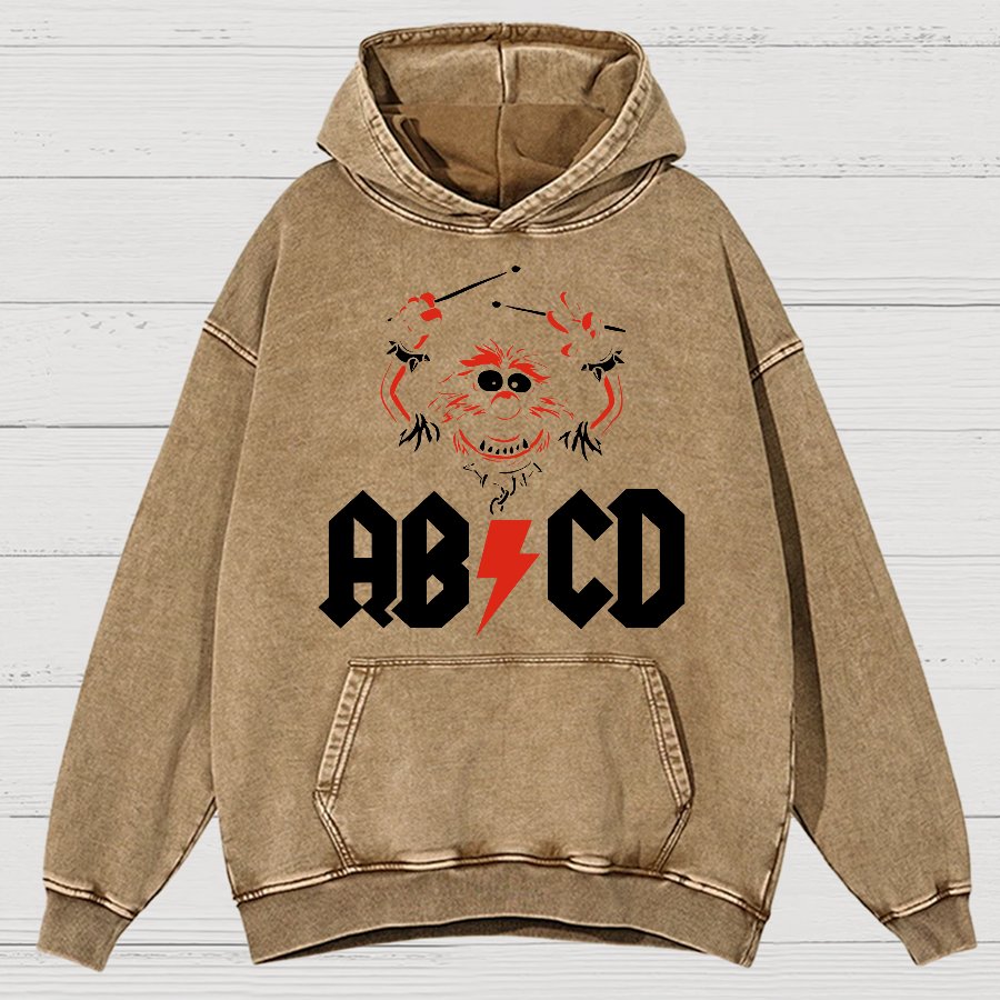 Rock Music Vintage Distressed Hoodie